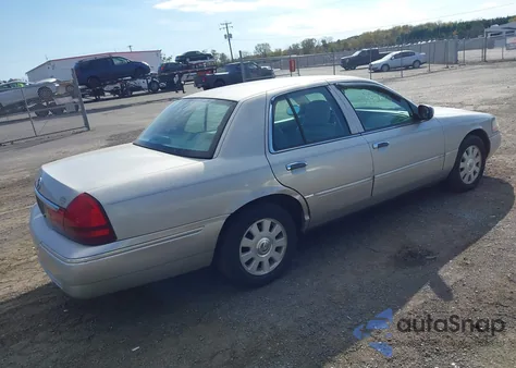 2003 Mercury Grand Marquis Ls from USA, damaged, VIN 2MEFM75W93X693403
